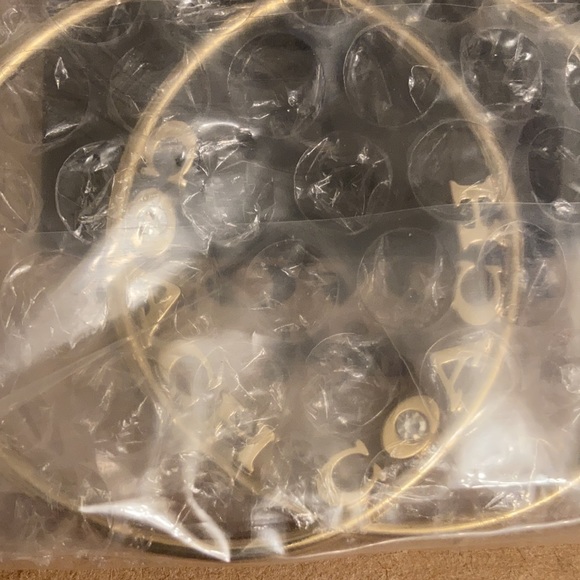 Coach Jennifer Lopez Medium Hoop Earrings NWT - Picture 4 of 7